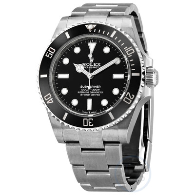 Rolex Submariner Automatic Chronometer Black Dial Mens Watch 124060BKSO M124060-0001 (black, arb7727)
