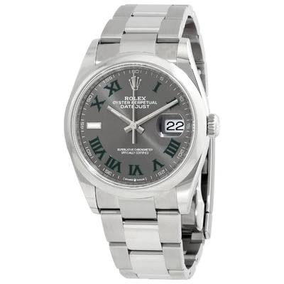 Rolex Datejust 36 Grey Dial Automatic Ladies Watch Ref:126200GYRO (arb6552)