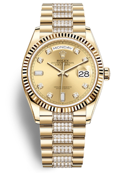Rolex - ساعة Day-Date 36 - 128238CDDP