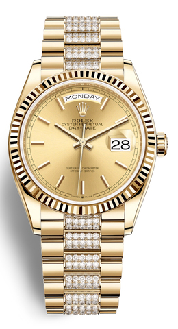Rolex - ساعة Day-Date 36 - 128238CSDP