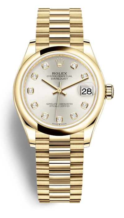 Rolex Datejust 31 Silver Diamond Dial Automatic Ladies Watch 278248SDP (arb5915)
