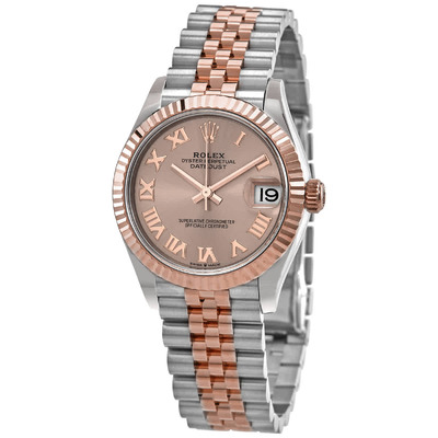 Rolex Datejust 31 Rose Roman Dial Automatic Ladies Steel and Everose Gold 278271PKRJ (arb6676)