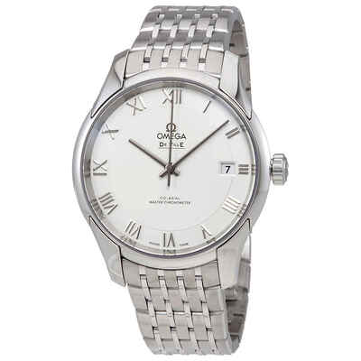 Omega De Ville Hour Vision White Dial Stainless Steel Mens Automatic Watch Reference: 43310412102001 433.10.41.21.02.001 (arb22915)