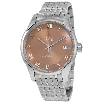 Omega De Ville Hour Vision Mens Automatic Chronometer Bronze Dial Watch Ref. 4331041211001 433.10.41.21.10.001 (brown, arb6203)