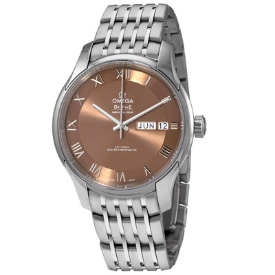 Omega De Ville Automatic Mens Watch Reference 43310412210001 433.10.41.22.10.001 (brown, arb6204)