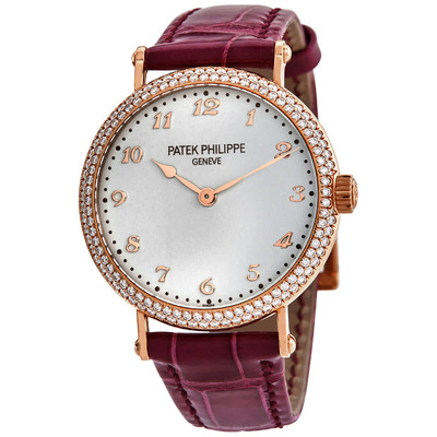 Patek Philippe Calatrava Automatic Diamond Ladies Watch 7200-200R-001 (arb5486)