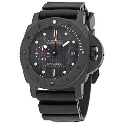 Panerai Submersible Carbotech Luna Rossa Automatic Mens Watch PAM01039 (black, arb4334)