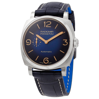 Panerai Radiomir Automatic Blue Dial Mens Watch PAM01078 (blue, arb4342)