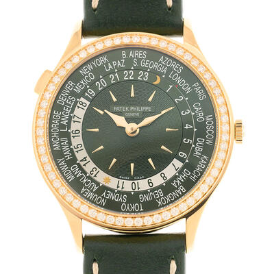Patek Philippe World Time Automatic Crystal Mens Watch 7130R-014 (arb5481)