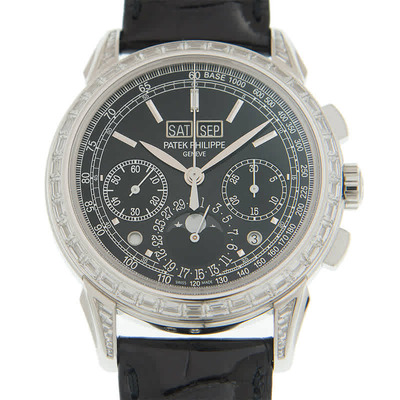 Patek Philippe Grand Complications Perpetual Chronograph Hand-Wind Men's Watch Ref. 5271P-001 (black, arb4946)