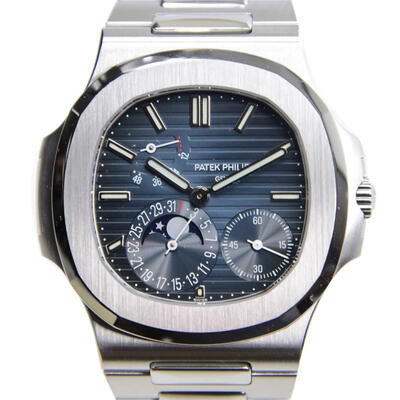 5712 / 1a-001 Patek Philippe Nautilus Automatic Mens Watch Blue Dial 5712/1A-001 (blue, arb6403)