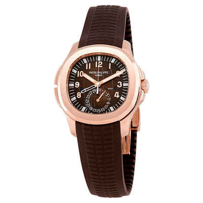 Patek Philippe Aquanaut Watch 5164R-001 Rose Gold Automatic Mens (blue, arb6378)
