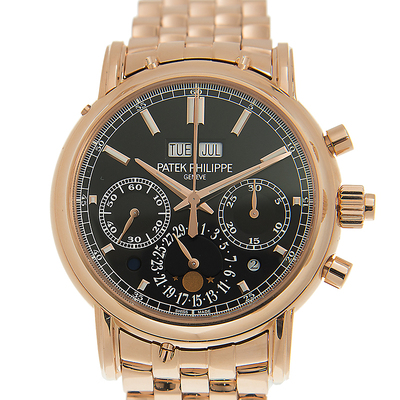 Patek Philippe Grand Complications 5204/1R-001 Black Dial Mens Watch (black, arb6392)