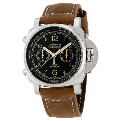 Panerai Luminor 1950 Automatic Flyback Chronograph Mens Watch PAM00653 (black, arb6313)
