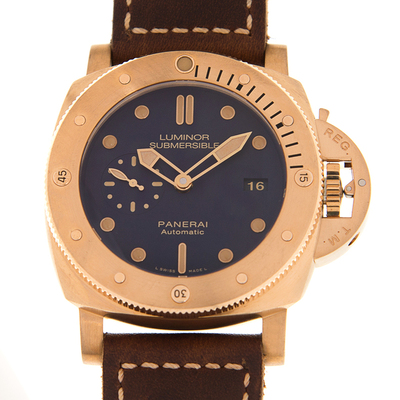 Panerai Luminor 3-Day 1950 Automatic Blue Dial Mens Watch PAM00671 (blue, arb6318)