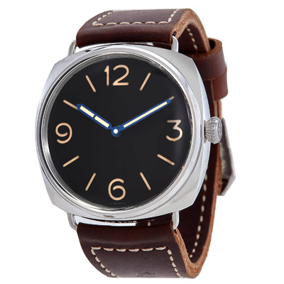 Panerai Radiomir Hand-Wind Black Dial Mens Watch, Article Code: PAM00721 (black, arb6328)