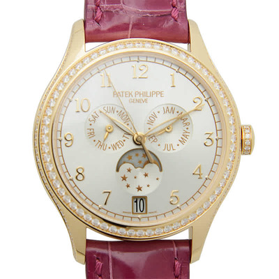 Patek Philippe Complications 4947R-001 - Automatic Ladies Watch in Rose Gold (blue, arb4013)