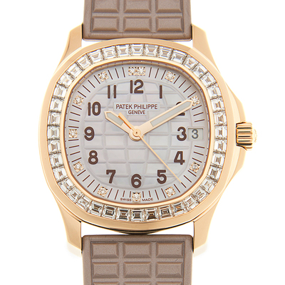 Patek Philippe Aquanaut Luce Haute Joaillerie 5072R-001 Automatic Diamond Ladies Watch (beige, arb4029)