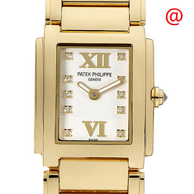 Patek Philippe 4907-1J-001 Twenty-4 Quartz Diamond White Dial Ladies Watch (arb2944)