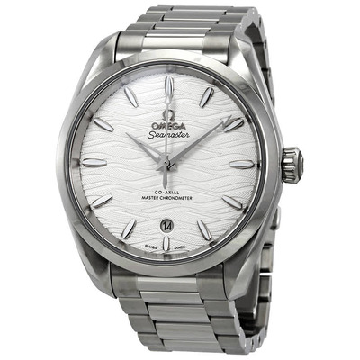Omega Seamaster Aqua Terra Automatic Chronometer Silver Dial Ladies Watch, Model 220.10.38.20.02.003 (blue, arb5114)