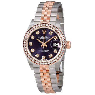 Rolex Lady Datejust 279381OBDJ - Analog Watch with Diamonds (arb6730)