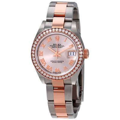 Rolex Datejust 279381SNRO Sundust Dial Ladies Steel & Rose Gold Bracelet Watch (arb6736)