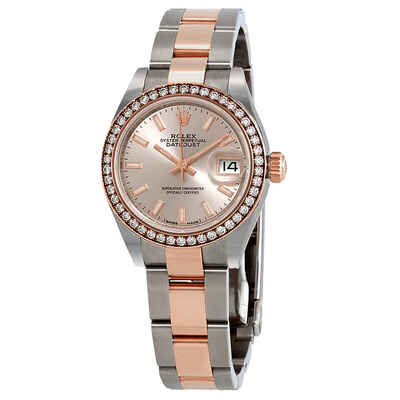 Rolex Datejust Ref.279381rbr Automatic Ladies Steel & Rose Gold Oyster Watch (arb6738)