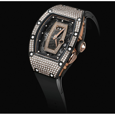 Richard Mille RM07-1 Medium Set Automatic Diamond Ladies Watch RM07-01 (black, arb4676)