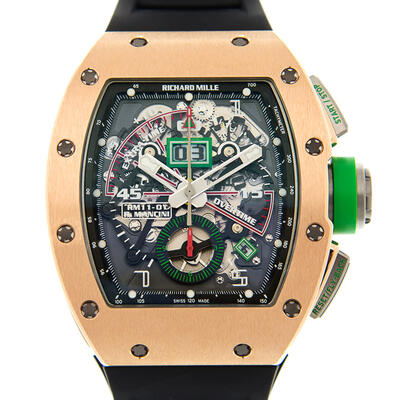 Richard Mille RM 11-01 Flyback Chronograph Roberto Mancini Automatic Black Dial Mens Watch RM11-01 (black, arb4680)
