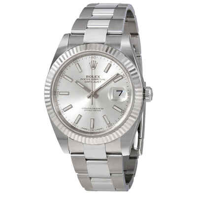Rolex Datejust Silver Dial Automatic Mens Oyster Watch Art.No.:126334SSO (arb6601)