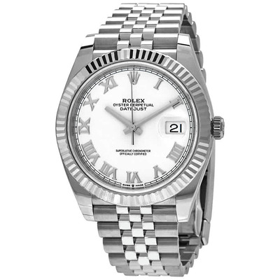 Rolex Datejust White Dial Automatic Mens Watch WRJ 126334WRJ (arb6602)