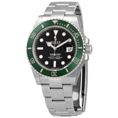 Rolex Submariner 'Kermit' Ref. 126610LV Black Dial Mens Watch, Model M126610LV-0002 (black, arb4564)