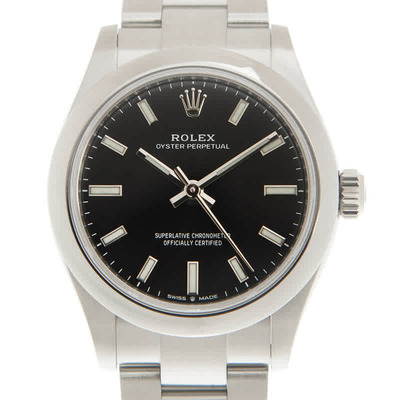 Rolex Oyster Perpetual 31 Automatic Black Dial Ladies Watch - Ref. 277200BKSO 277200-0002 (black, arb6656)