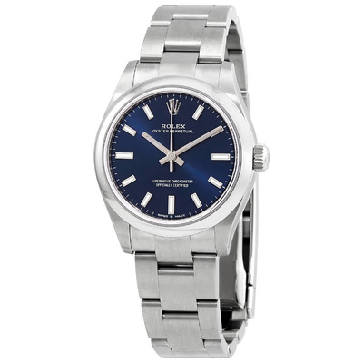 Rolex Oyster Perpetual 31 Ladies Watch, Model Ref: M277200-0003 (blue, arb6657)