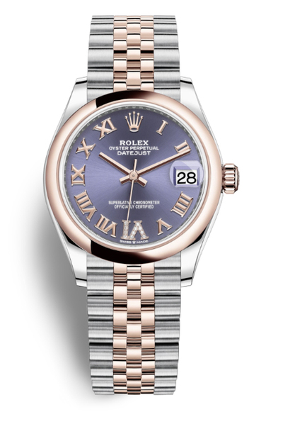 Rolex Datejust 31mm Auto, Everose Gold & Steel, Dial Ref: 278241AURDJ (arb7767)