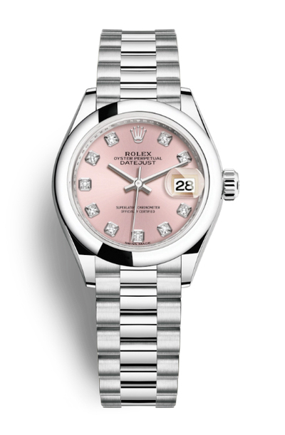 Rolex Lady Datejust 279166PDP: Pink Dial, Automatic Platinum Movement (arb7346)