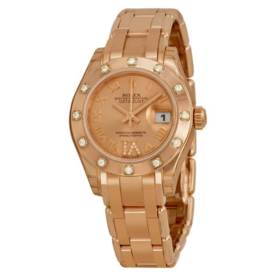 Rolex Pearlmaster Datejust Pink Dial 29mm Everose Gold Ladies Watch Model: 80315PKRDPM (arb6780)