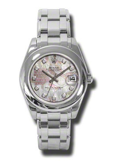 Rolex Datejust Pearlmaster - Ladies Watch 81209GDDPM (arb7894)