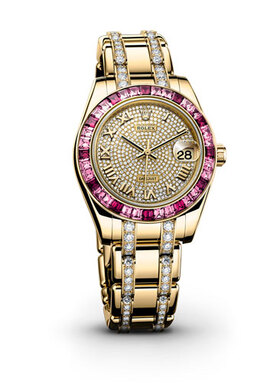 Rolex - ساعة Lady-Datejust - 81348SSRDPM