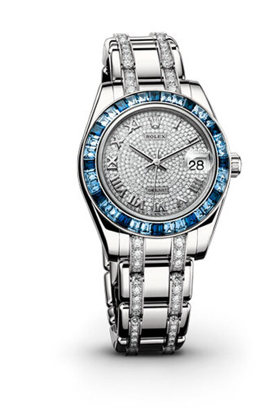 Rolex Lady Datejust Pearlmaster Diamond Pave Dial - 81349crrdpm (arb7912)