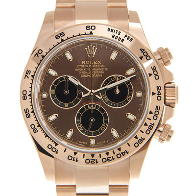 Rolex Cosmograph Daytona Chronometer Automatic Mens Watch, Item# 116505-0013 (brown, arb5681)