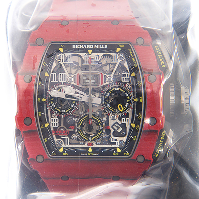 Richard Mille RM 11-03 Flyback Red Quartz TPT Mens Watch (red, arb4660)