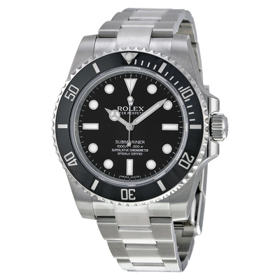 Pre-Owned Rolex Submariner Automatic Mens Watch 124060 114060 (black, arb24963)