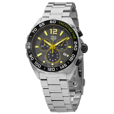Tag Heuer Formula 1 Chronograph Quartz Grey Dial Mens Watch: caz101ag.ba0842 (black, arb5564)