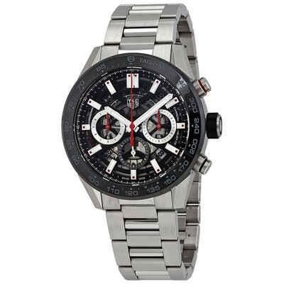 Tag Heuer Carrera Chronograph Automatic Mens Watch CBG2A10.BA0654 (black, arb5589)