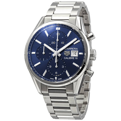 Tag Heuer Carrera Chronograph Automatic Blue Dial Mens Watch CBK2112.BA0715 (blue, arb5591)