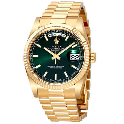 Rolex Day Date Automatic Watch 118238GNSP (arb7465)
