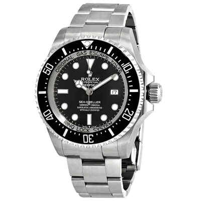Rolex Deepsea 126660BKSO Black Dial Mens Automatic Stainless Steel Oyster Watch 126660-0001 (black, arb4576)