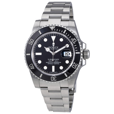 Pre-owned Rolex Submariner 116610LN Analog Automatic Chronometer Mens Black Dial (black, arb15471)