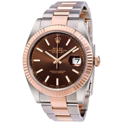 Rolex Datejust 41 CHSO with Chocolate Dial and Everose Gold Elements 126331CHSO (brown, arb5713)